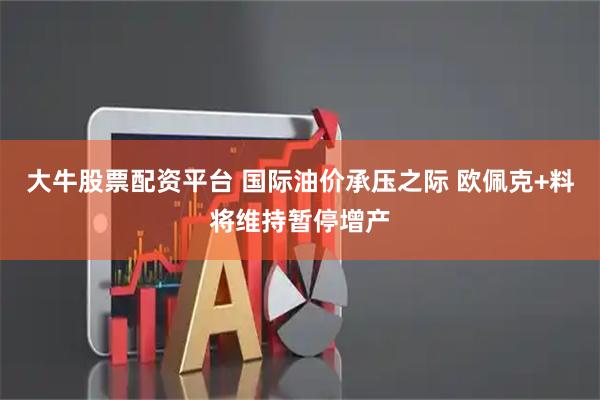 大牛股票配资平台 国际油价承压之际 欧佩克+料将维持暂停增产