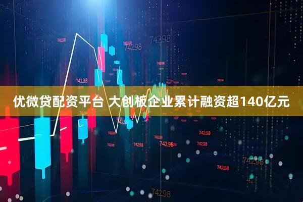 优微贷配资平台 大创板企业累计融资超140亿元
